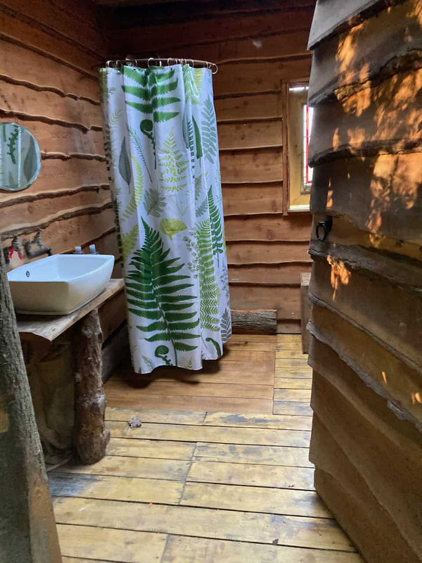 surrey yurts showers