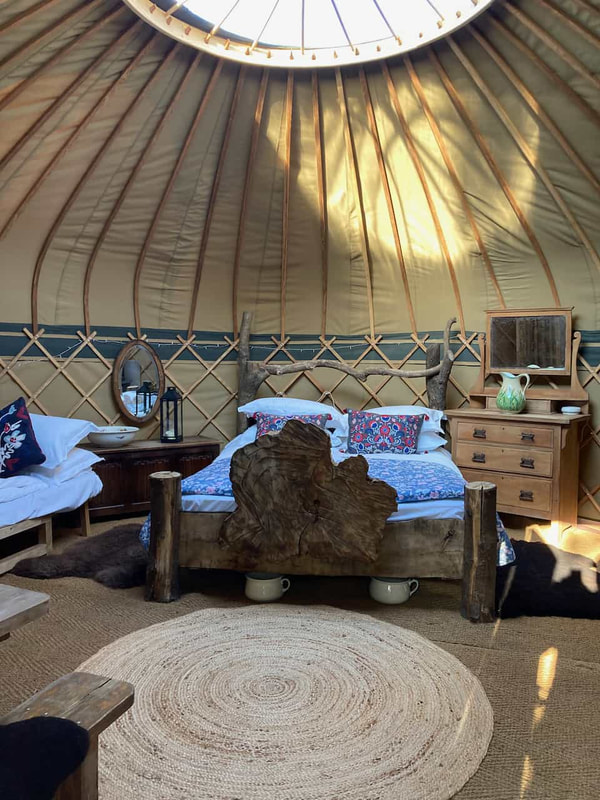 Surrey yurt interior